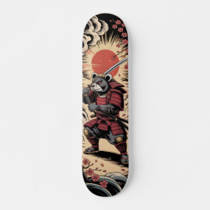 Samurai Bear warrior Skateboard