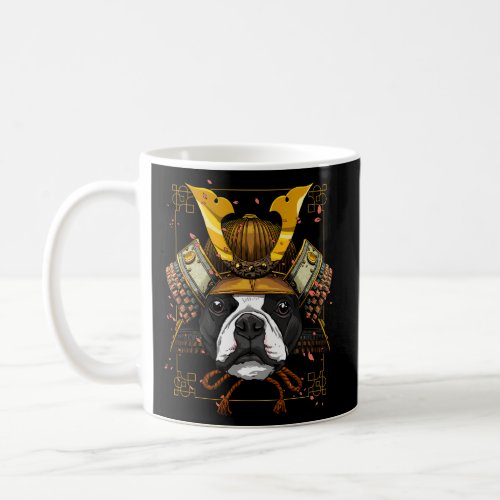 Samurai Boston Terrier Dog Warrior Samurai Coffee Mug
