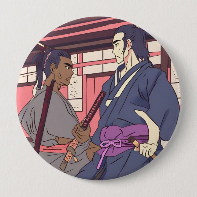 samurai button (Front)