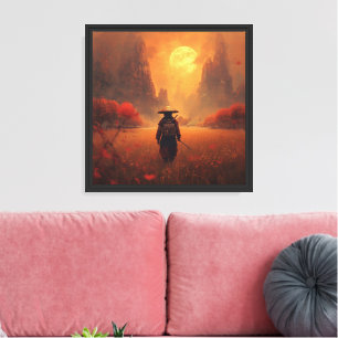  Samurai Canvas Art – Ancient Warrior Wall Décor G