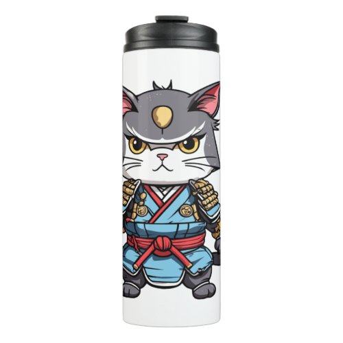 Samurai cat 14   thermal tumbler