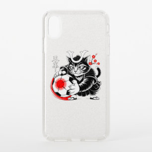 Samurai Cat Japan Soccer For Anime & Soccer fan Speck iPhone XS Max Case
