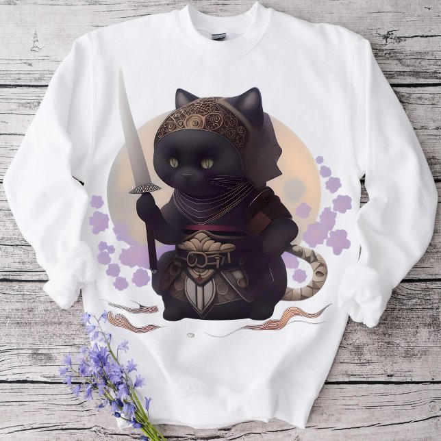 Samurai Cat Ninja Tee for Cat Lovers (Creator Uploaded)