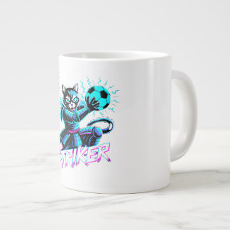 Samurai Cat Striker Mug - For Soccer Fans
