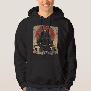 Samurai Cat Warrior Art Lovers Hoodie