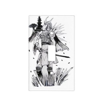 Samurai Chick Light Switch Cover by UndefineHyde at Zazzle