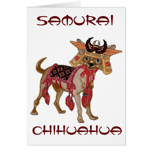 Samurai Chihuahua Cards (Front)