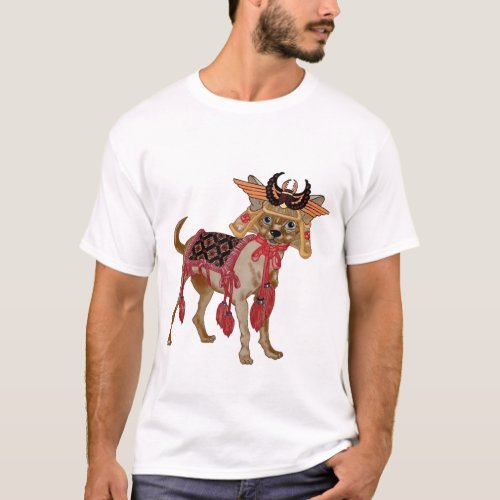 Samurai Chihuahua T_Shirt