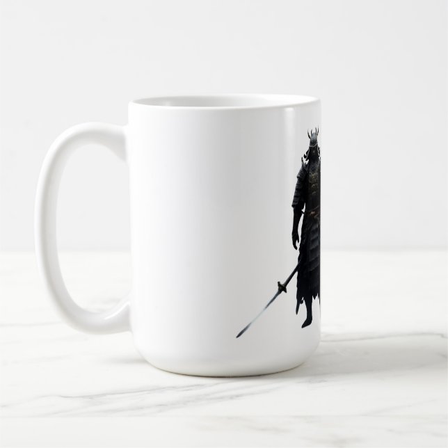 samurai coffee mug (Left)