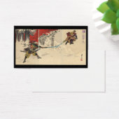 Samurai combat in the snow circa 1890 (Desk)