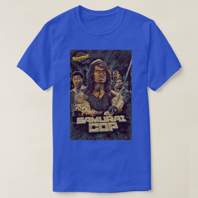 Samurai Cop Wallpaper T-Shirt (Design Front)