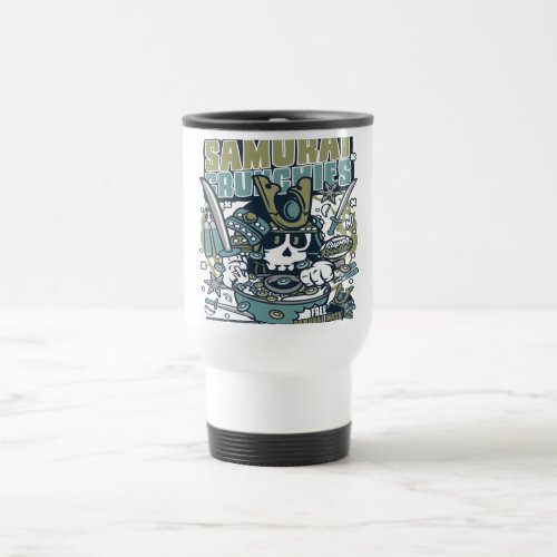 Samurai Crunches Travel Mug