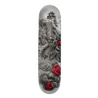 Samurai Death Skateboard Deck Art