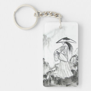 Samurai Drawing Sword Keychain