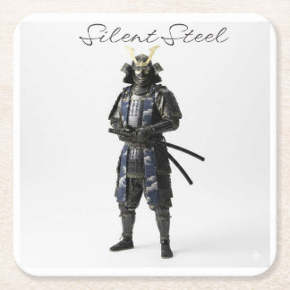 Samurai drink coaster