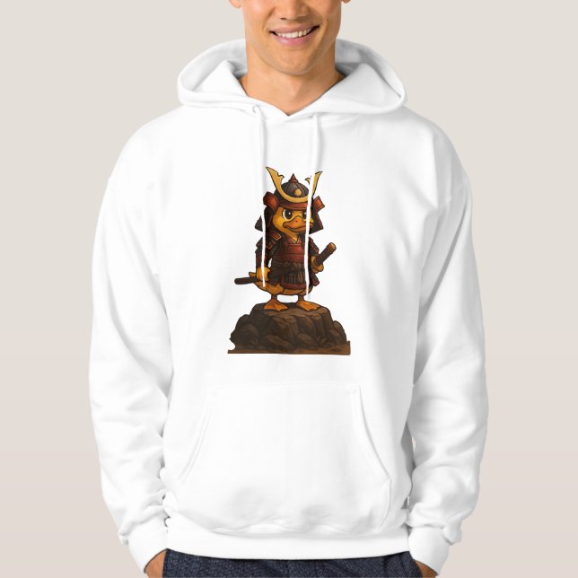 Samurai Duck Warrior Hoodie (Front)