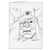 samurai eye postcard (Front)