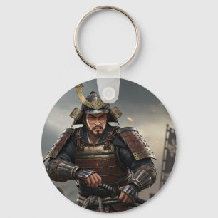 Samurai fighter Japan during the Warring States Keychain