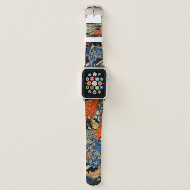 SAMURAI FIGHTING MONSTER APPLE WATCH BAND (Front)