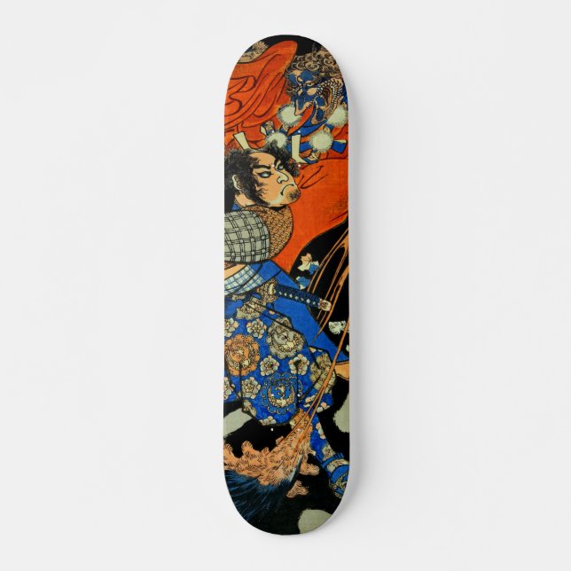 SAMURAI FIGHTING MONSTER SKATEBOARD (Front)