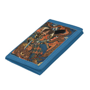 SAMURAI FIGHTING MONSTER TRI-FOLD WALLET