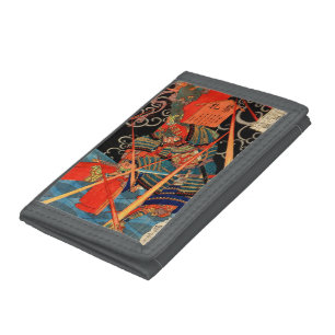 SAMURAI FIGHTING MONSTER TRIFOLD WALLET
