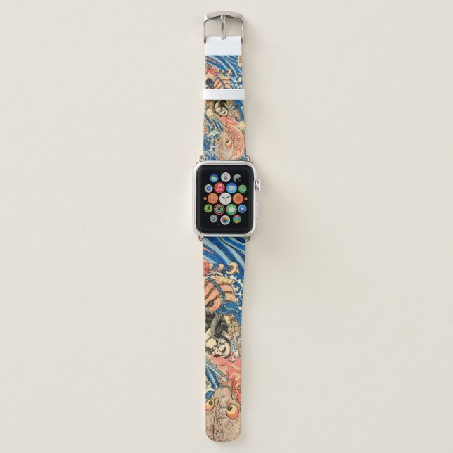 SAMURAI FIGHTING SALAMANDER APPLE WATCH BAND (Front)