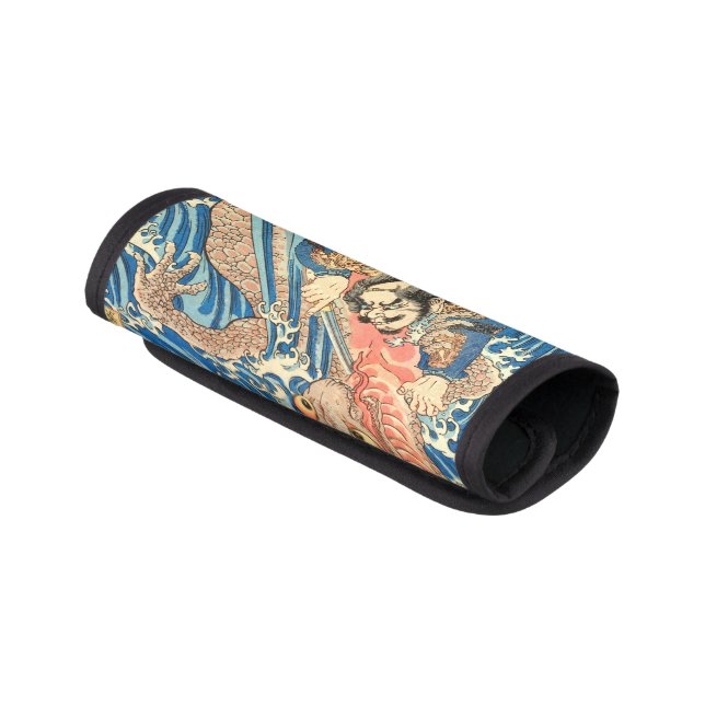 SAMURAI FIGHTING SALAMANDER LUGGAGE HANDLE WRAP (Angled)