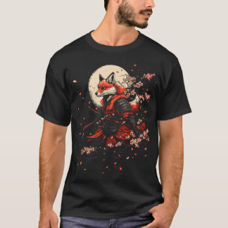 Samurai Fox Warrior Japanese Spirit T-Shirt