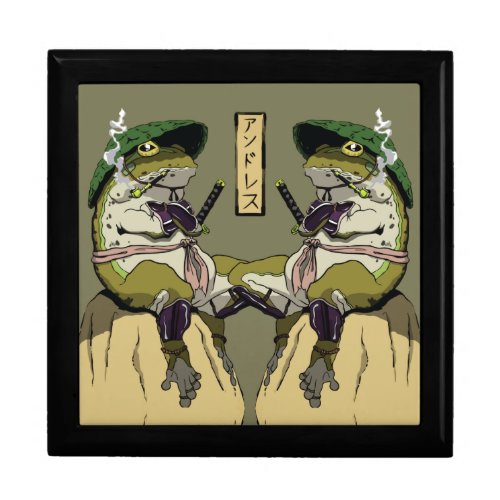Samurai Frog Guardian of the Lotus Gift Box