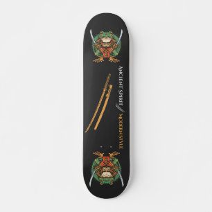 Samurai frog warrior Skateboard