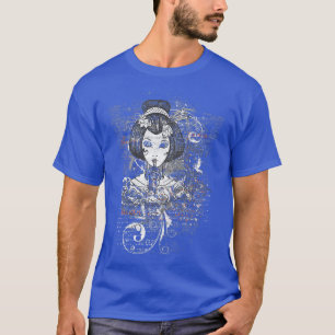Samurai Geisha Tattoo Style Demon Tops  (2)