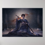 Samurai Girl Poster at Zazzle