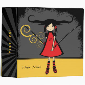 Samurai Girl School Binder