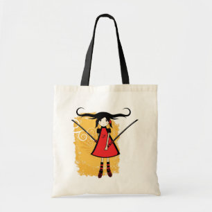 Samurai Girl Tote Bag