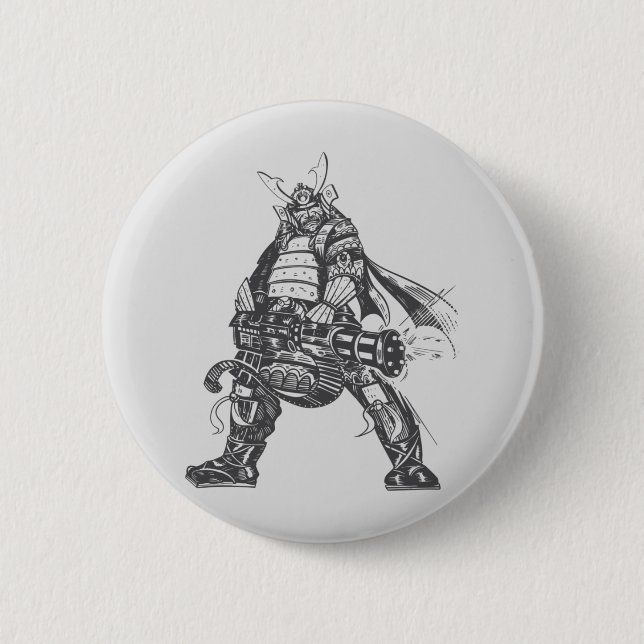 Samurai Gunner Button (Front)