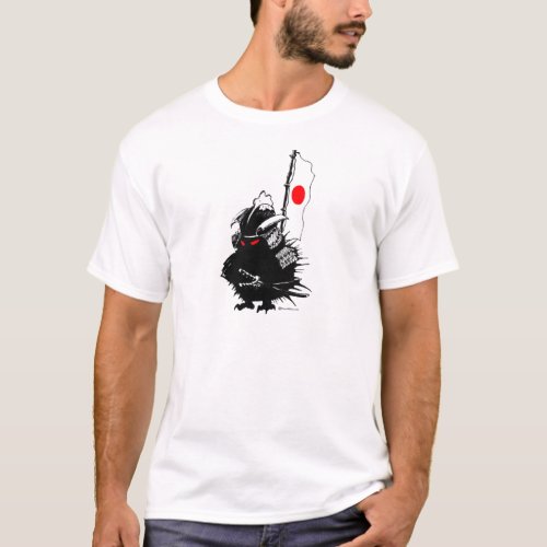 Samurai Hedgehog T_Shirt