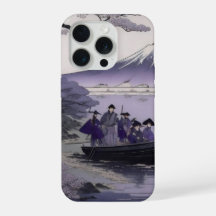 Samurai iPhone 15 Case Mount Fuji Japanese Art