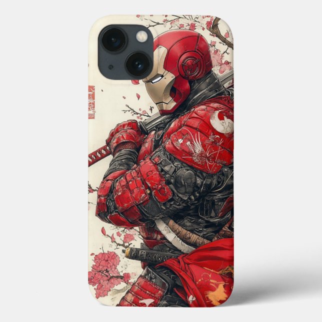 Samurai Iron Man: Crimson Shogun Armor Case (Back)