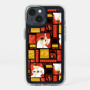 Samurai Jack & Aku Character Art Panel Pattern Speck iPhone 13 Case