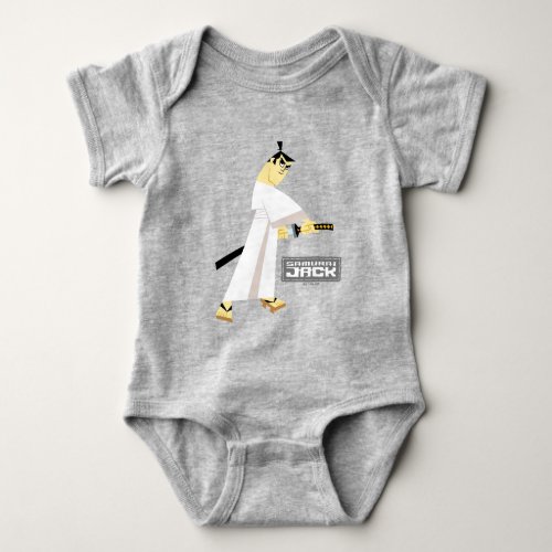 Samurai Jack Drawing Sword Baby Bodysuit