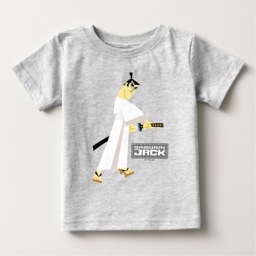 Samurai Jack Drawing Sword Baby T_Shirt