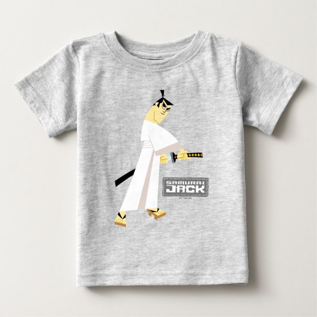 Samurai Jack Drawing Sword Baby T-Shirt (Front)