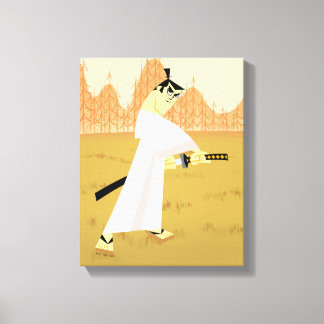 Samurai Jack Drawing Sword Canvas Print