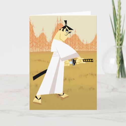 Samurai Jack Drawing Sword Card