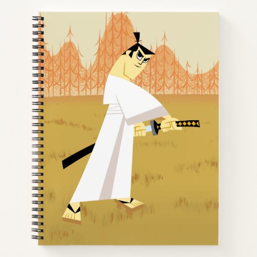 Samurai Jack Drawing Sword Notebook
