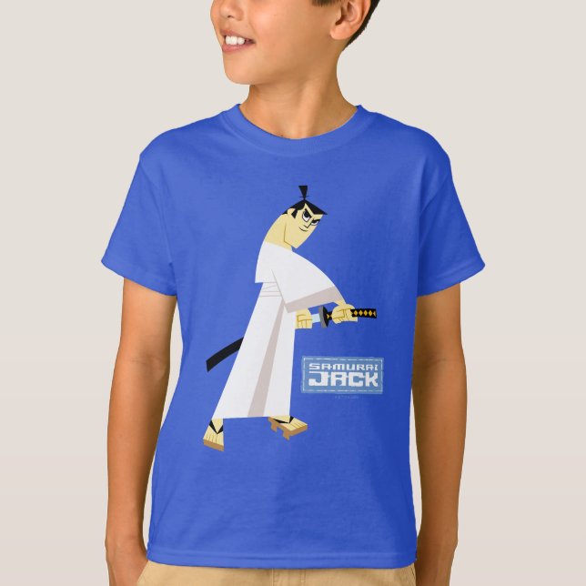 Samurai Jack Drawing Sword T-Shirt (Front)