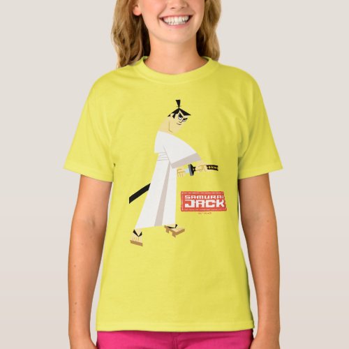 Samurai Jack Drawing Sword T_Shirt