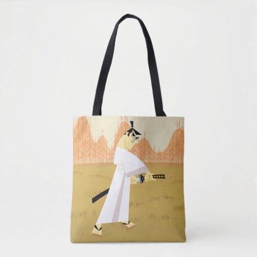 Samurai Jack Drawing Sword Tote Bag