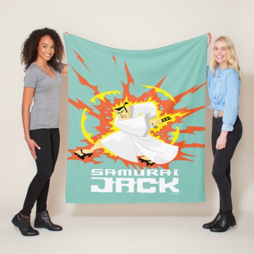 Samurai Jack Energy Graphic Fleece Blanket